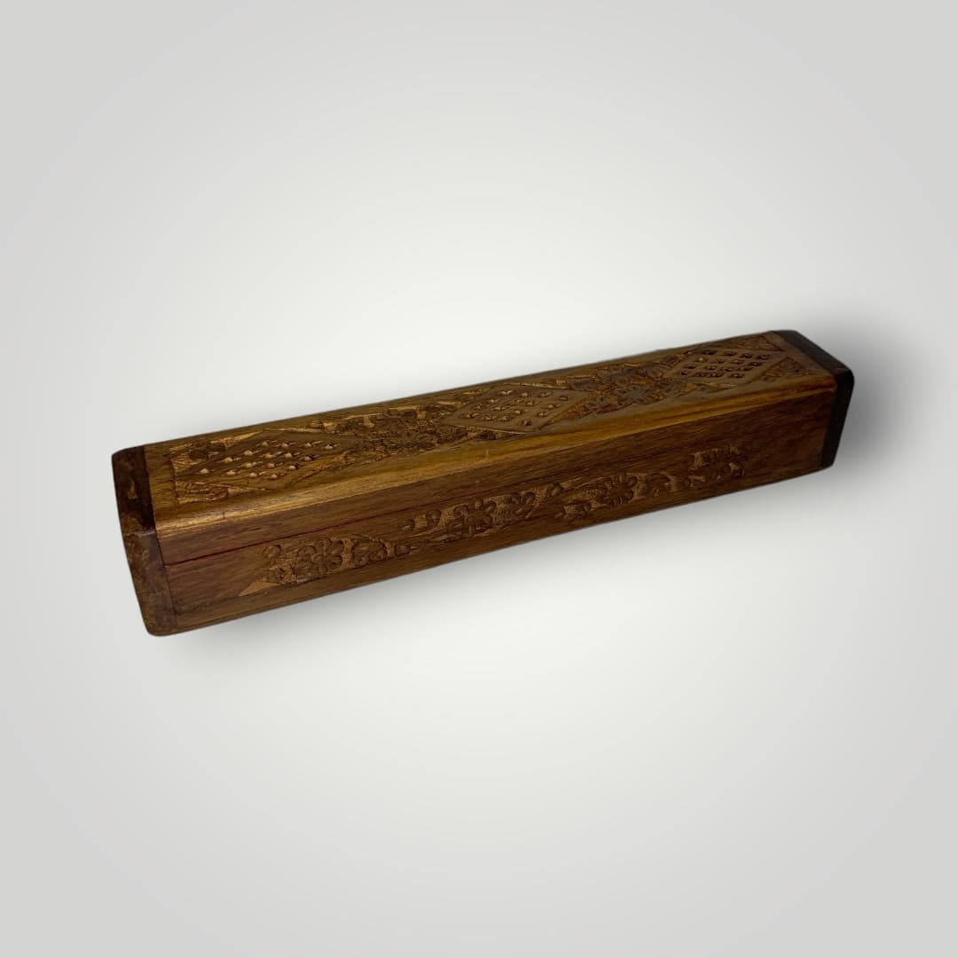 Wooden Incense Burner Box