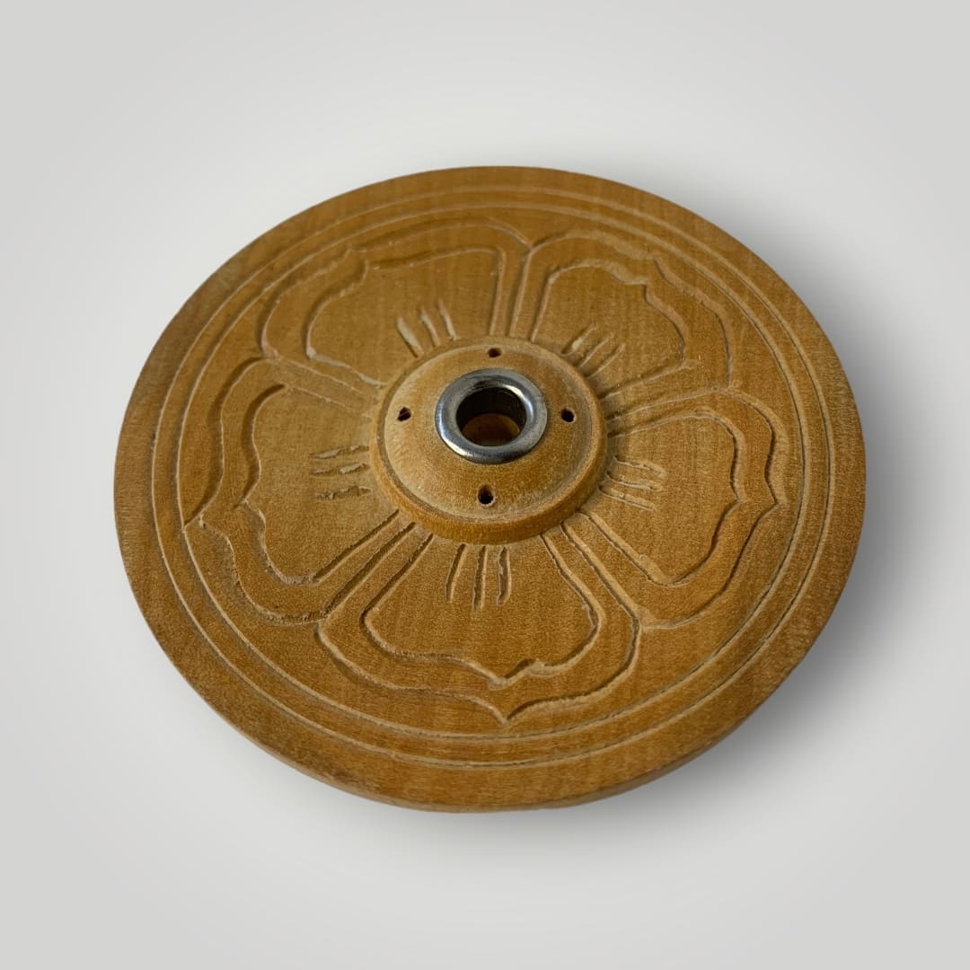 Lotus Wooden Incense Burner