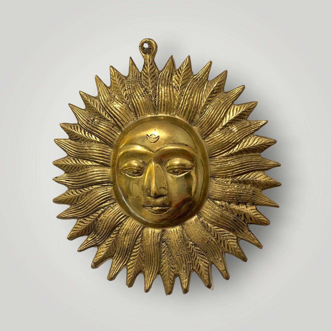 Sun Face Wall Hanging Decor